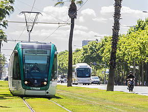 El tranvía de la Diagonal entre Glòries y Verdaguer empezará a funcionar en dos semanas